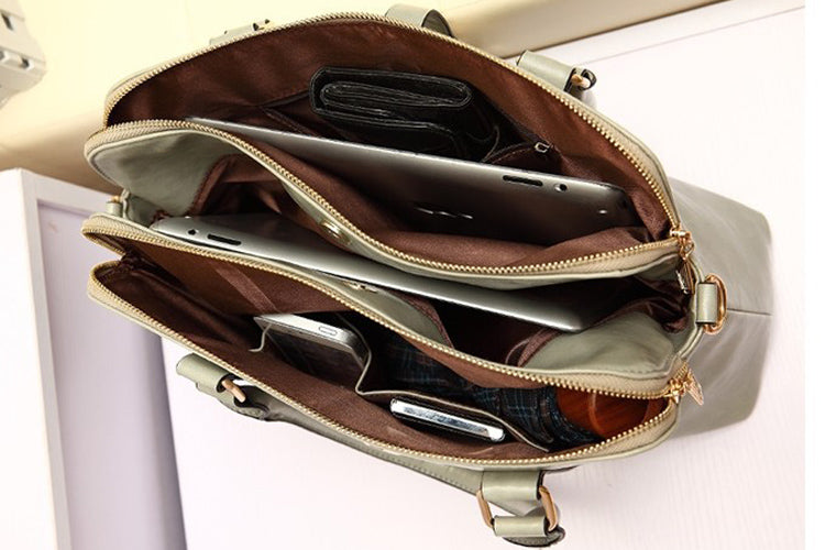 Every Season Stylish Casual Grey Handbag Shoulder Bag