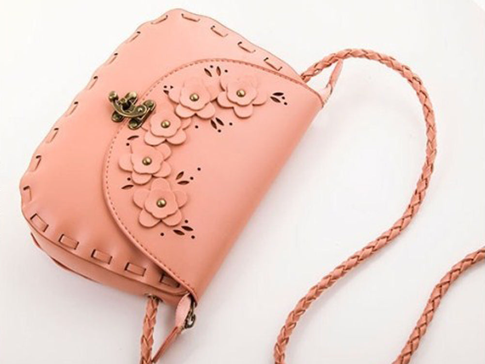 Women's High Quality Decent Look Small Designable Pink Style Handbag Shoulder Bag