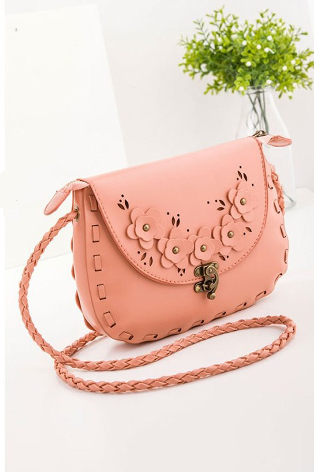 Women's High Quality Decent Look Small Designable Pink Style Handbag Shoulder Bag