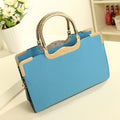 Women's Stylish Look Blue Hand Bag Shoulder Bag With High Quality Metal Fitting