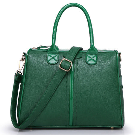 Texture Surface Retro Look Decent Handbag Shoulder Bags Green