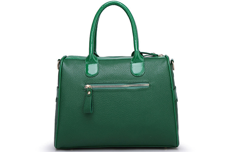 Texture Surface Retro Look Decent Handbag Shoulder Bags Green