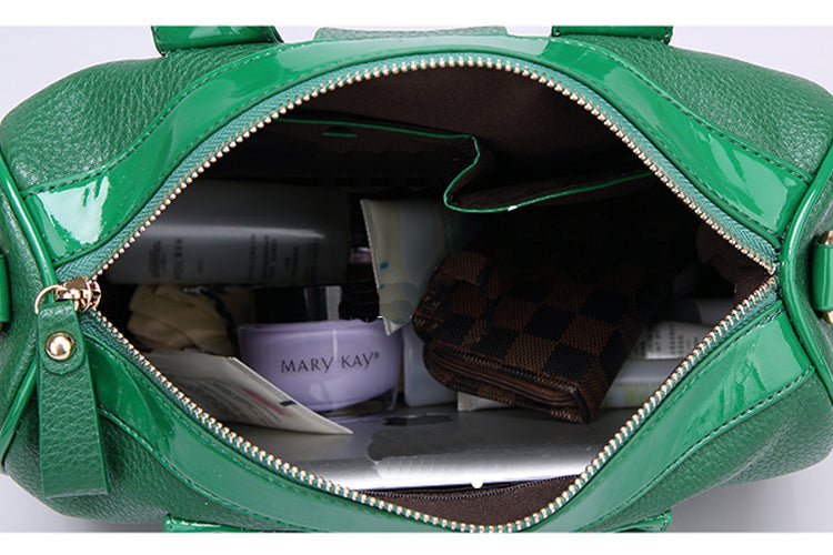 Texture Surface Retro Look Decent Handbag Shoulder Bags Green