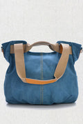 Women Canvas Blue Shoulder Handbags