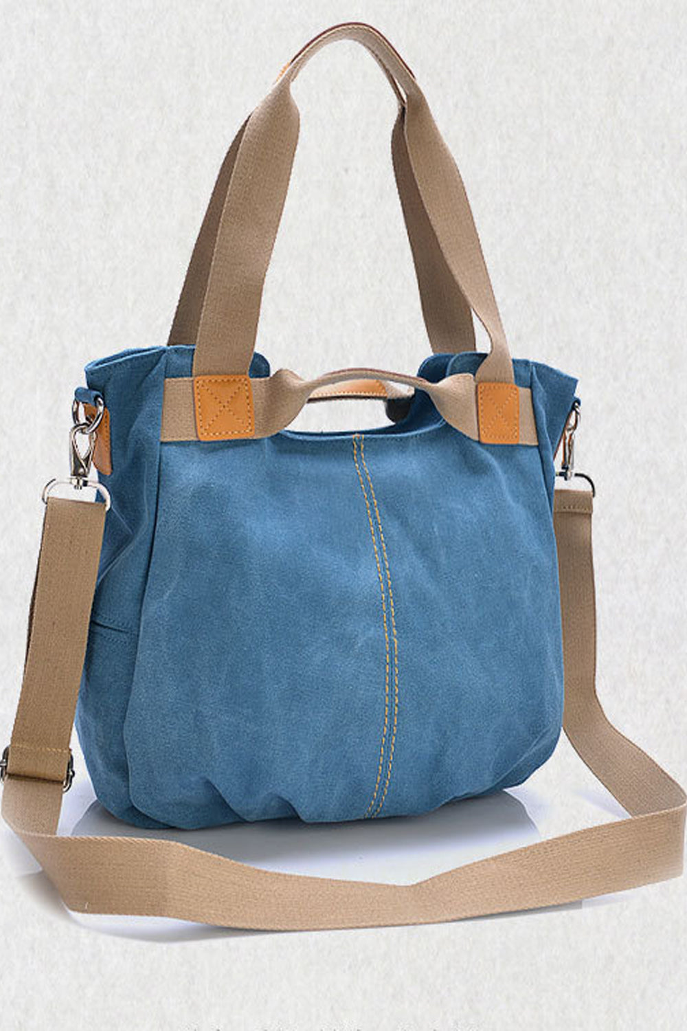Women Canvas Blue Shoulder Handbags