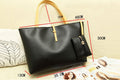 Decent Look Black Hand Bag With Small Purse