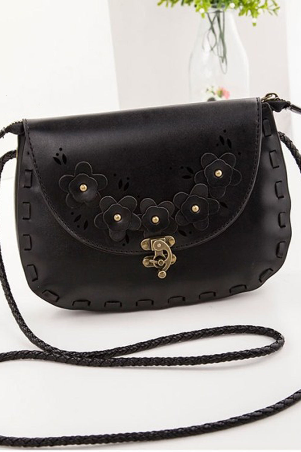 Women's High Quality Decent Look Small Designable Handbag Shoulder Bag Black