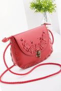 Women's High Quality Decent Look Small Designable Red Handbag Shoulder Bag