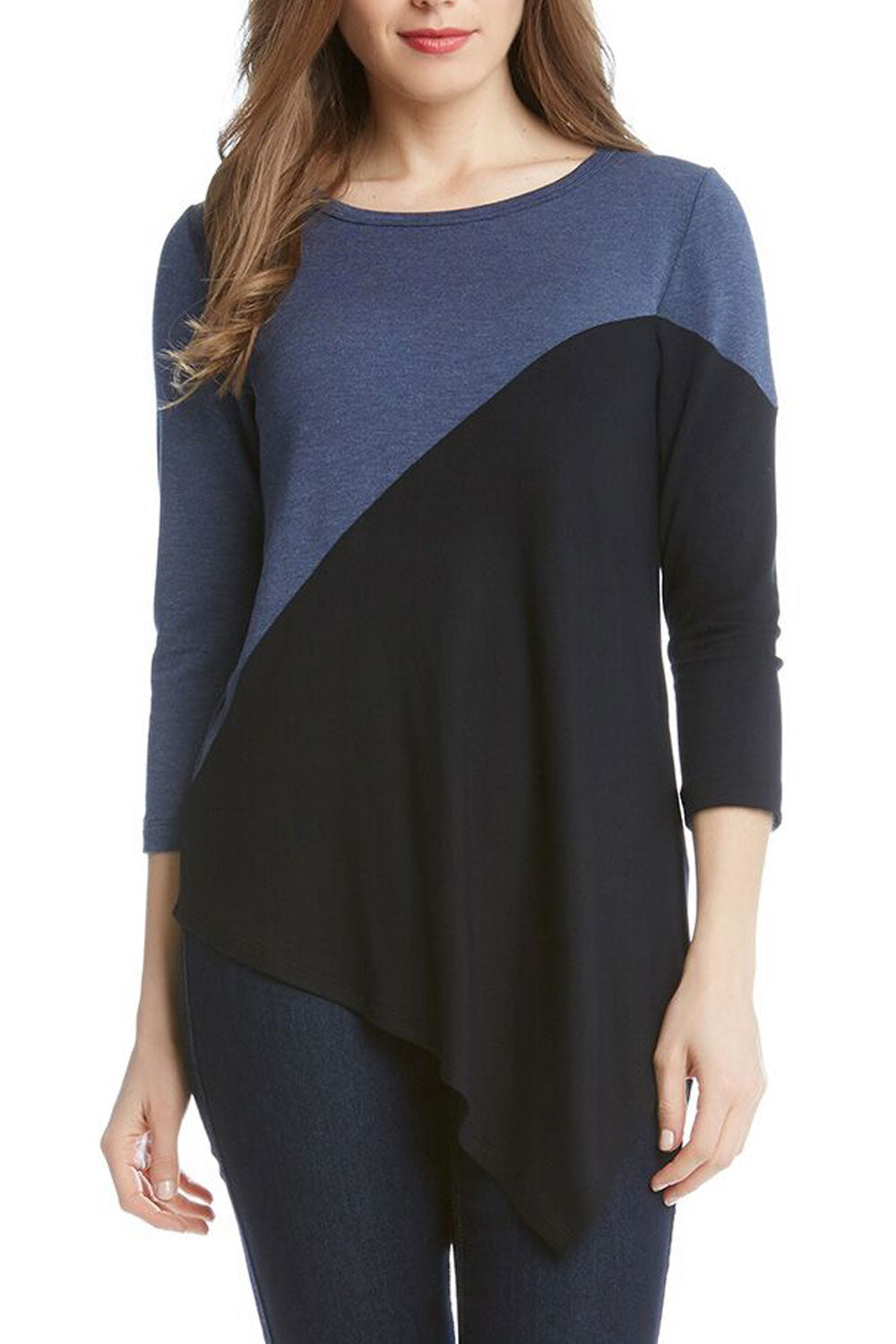 Women Round Neck Spring & Autumn Top