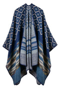 Women Striped Warm Fashion Winter Shawl