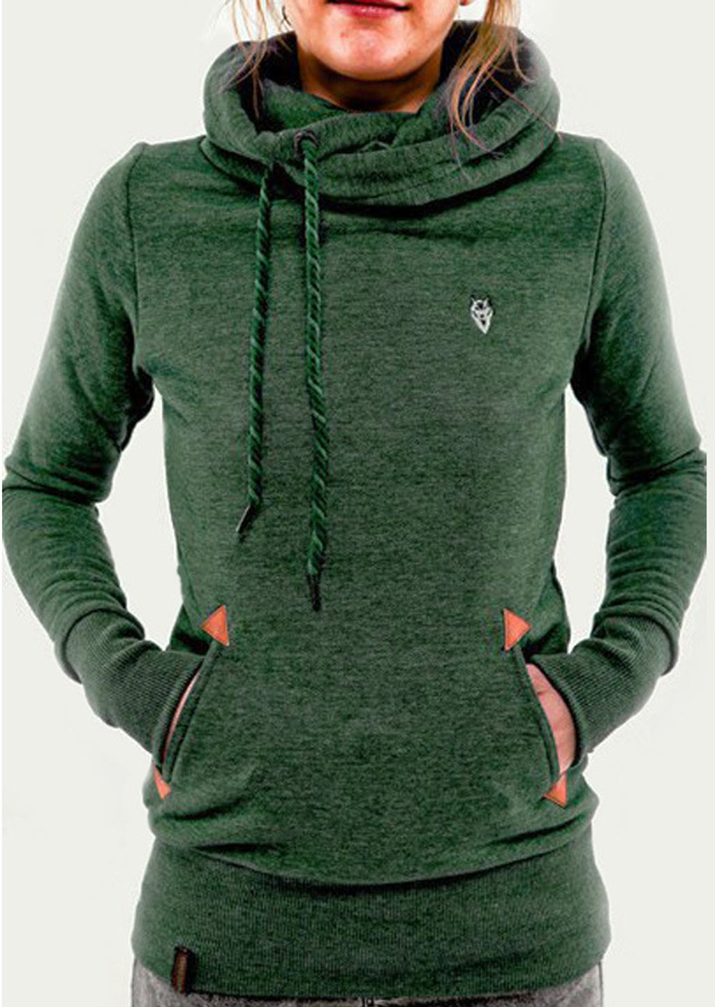 Women Long Sleeve Warm Velvet Hoodie