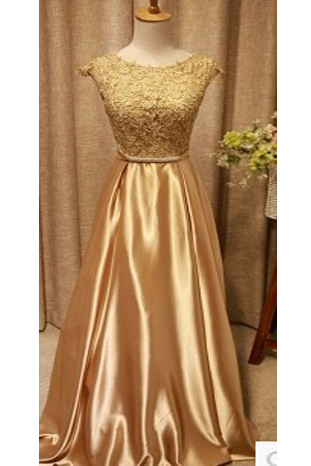 Women Lace Bust Long Stylish Wedding Dress