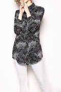 Women Long Sleeve Printed Casual Shirt