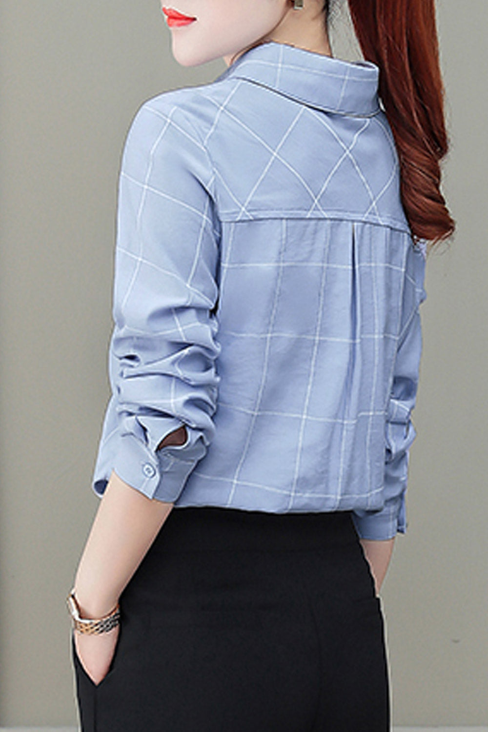 Women Fashion Long Sleeve Loose Shirt