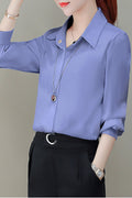 Women Collar Neck Casual Fashion Shirt