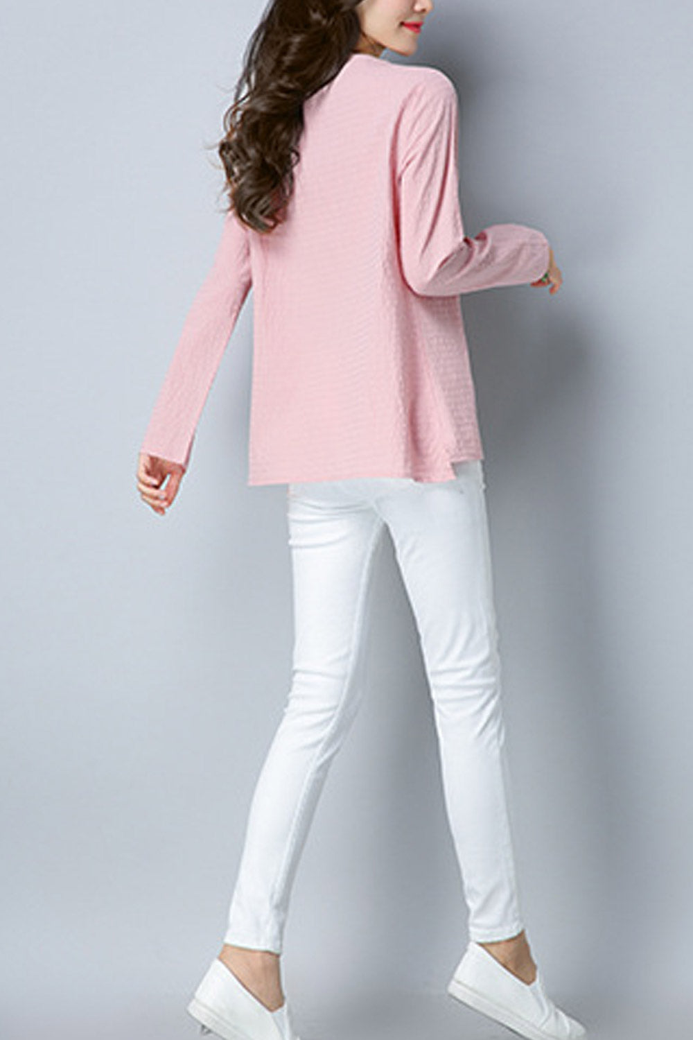 Women Printed Long Sleeve Casual Top