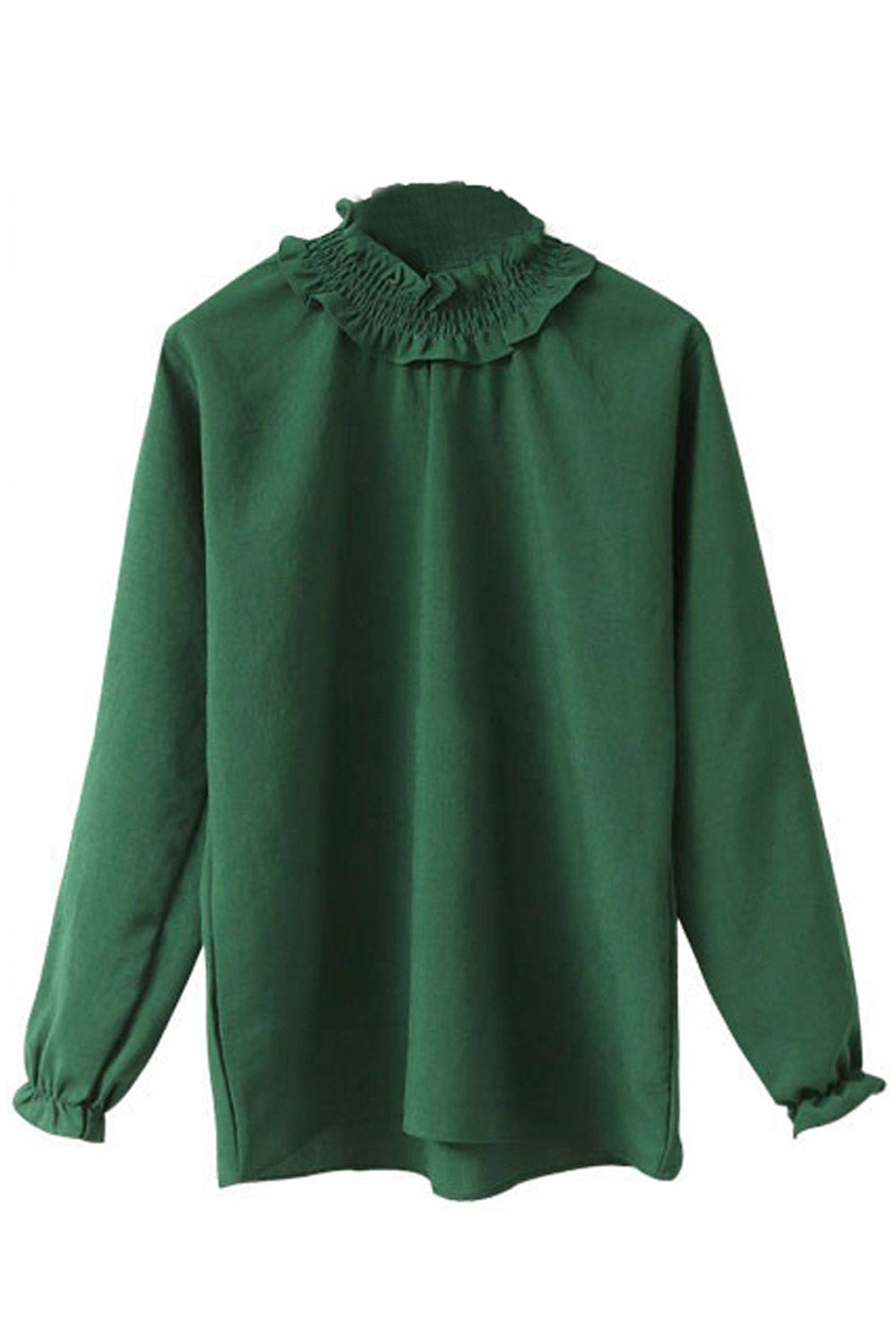 Women Elasticated High Neck Casual Top