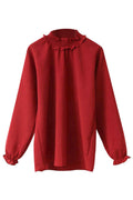 Women Elasticated High Neck Casual Top