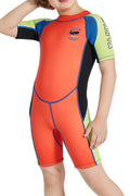 Kids Boys Warm Short Sleeve Beach Swimwear