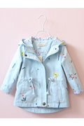Kids Girls Long Sleeve Two Pockets Jacket