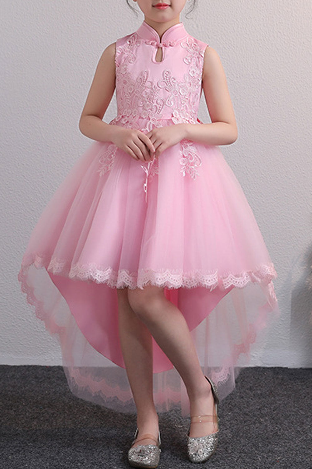 Kids Baby Girls Sleeveless Weddings Flower Girl Dress
