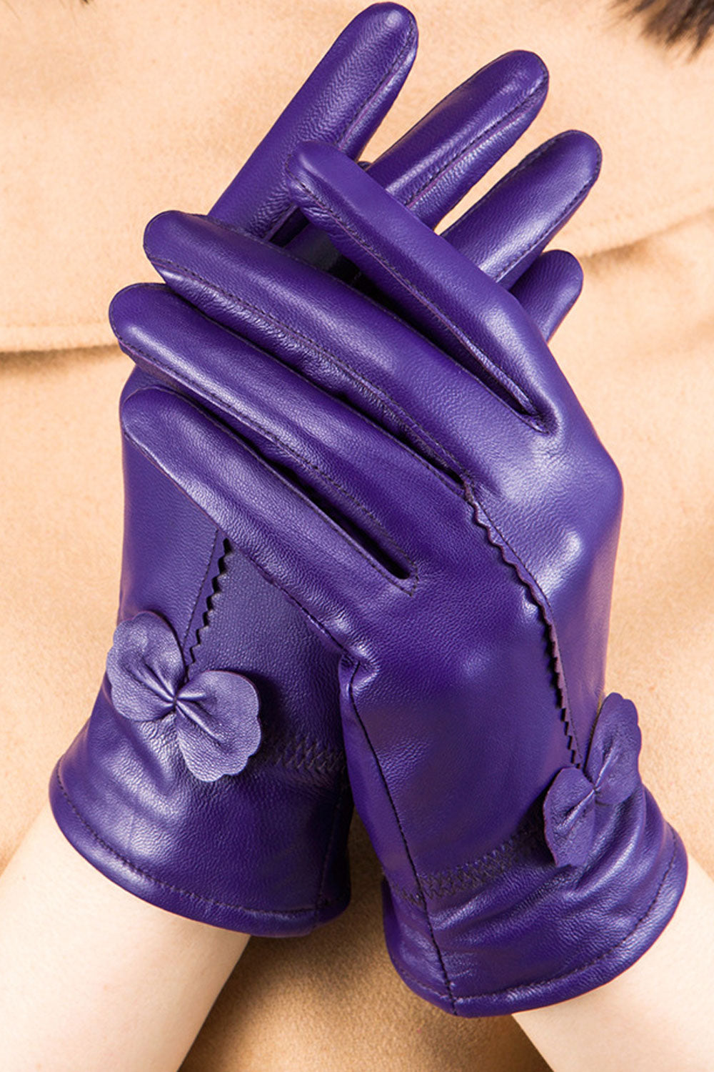 Women Warm Velvet Thickening Outdoor Winter Gloves