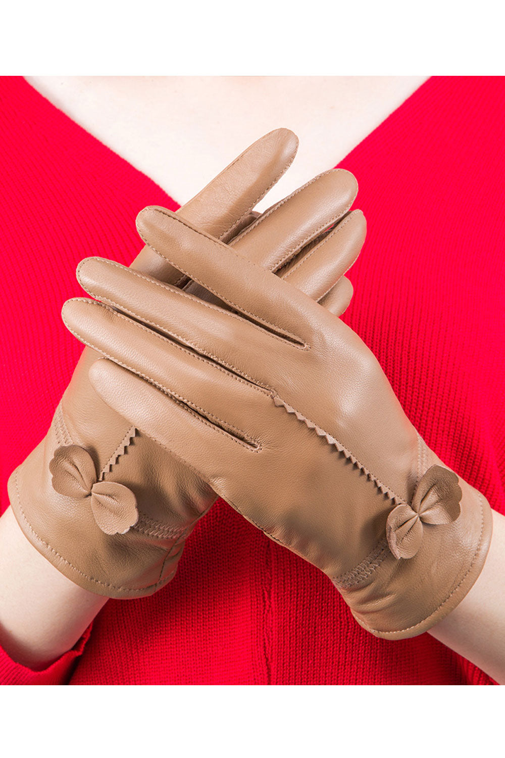 Women Warm Velvet Thickening Outdoor Winter Gloves