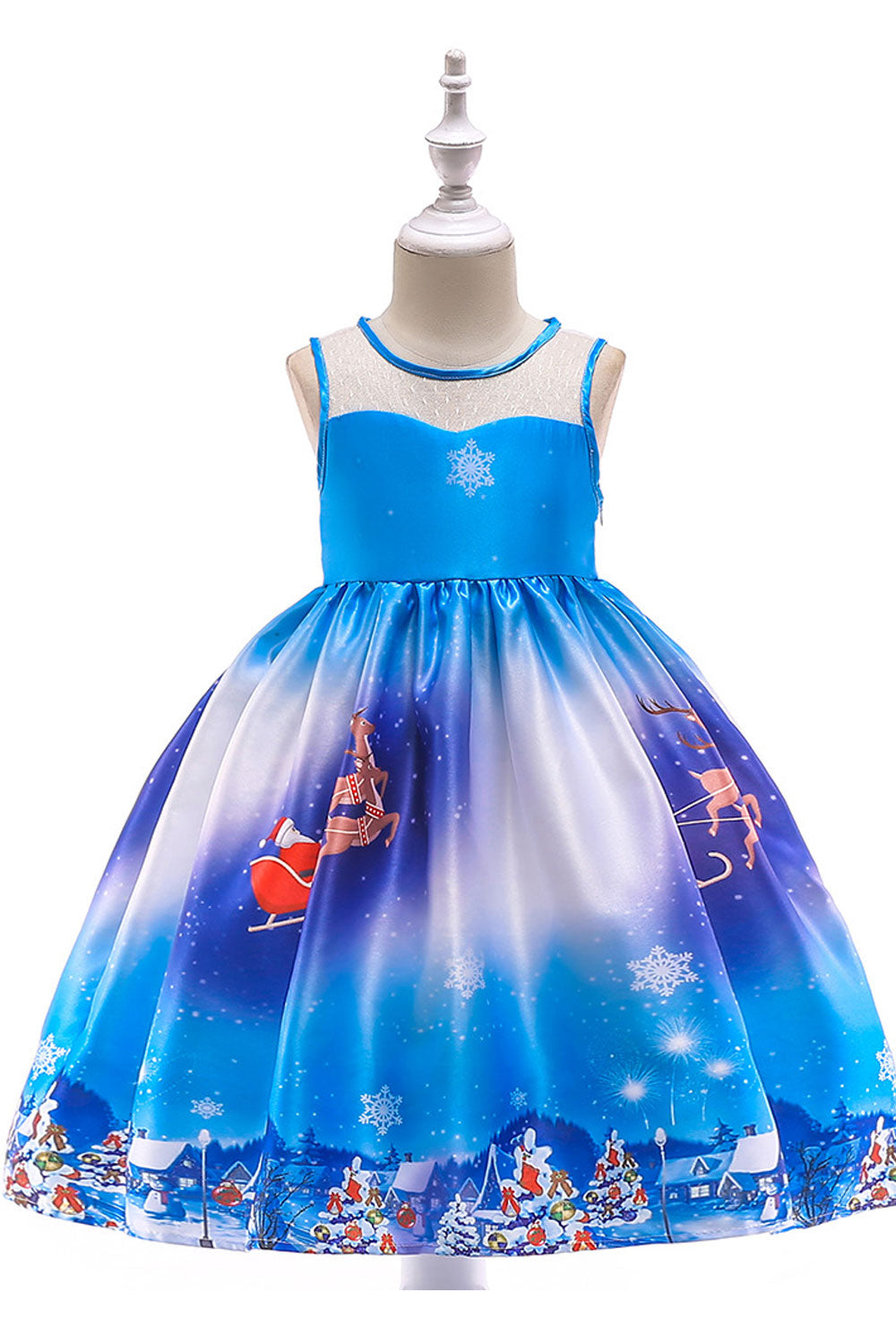 Kids Baby Girls Beautiful X-Mas Designed Dress