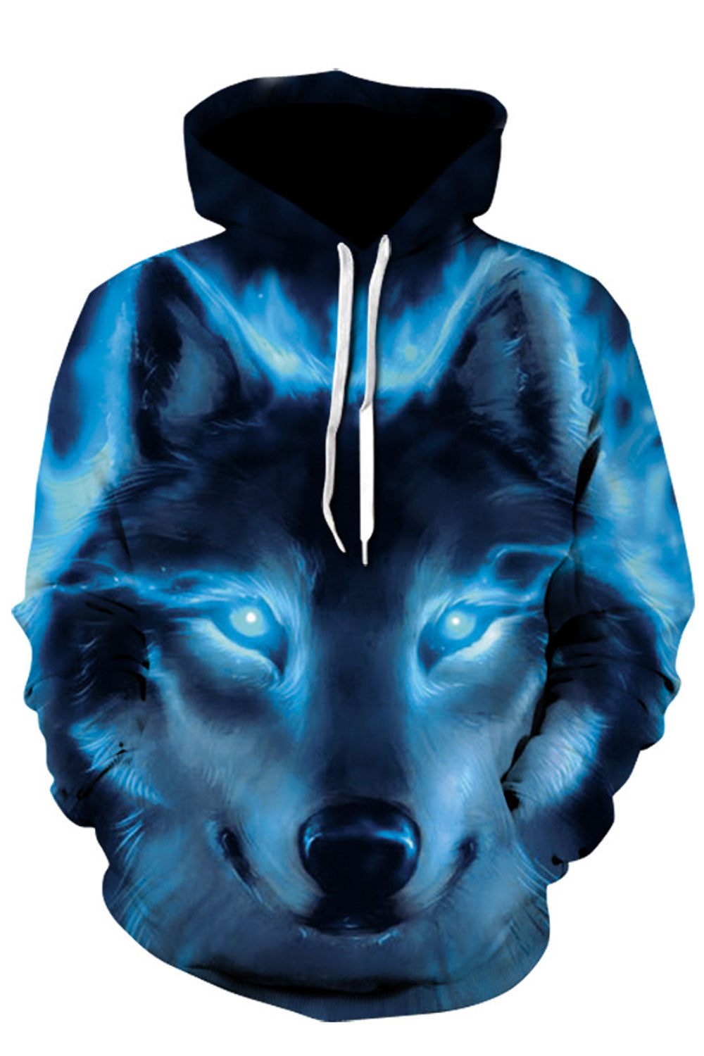 Men Red Eye 3D Digital printed Comfortable Hoddie