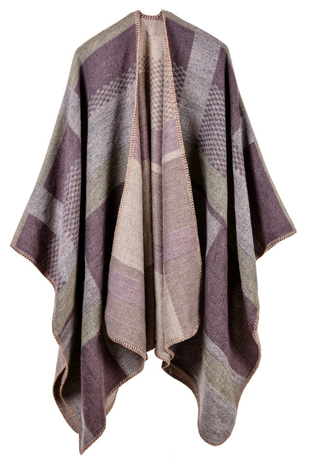Women Plaid Warm Fashion Cashmere Shawl