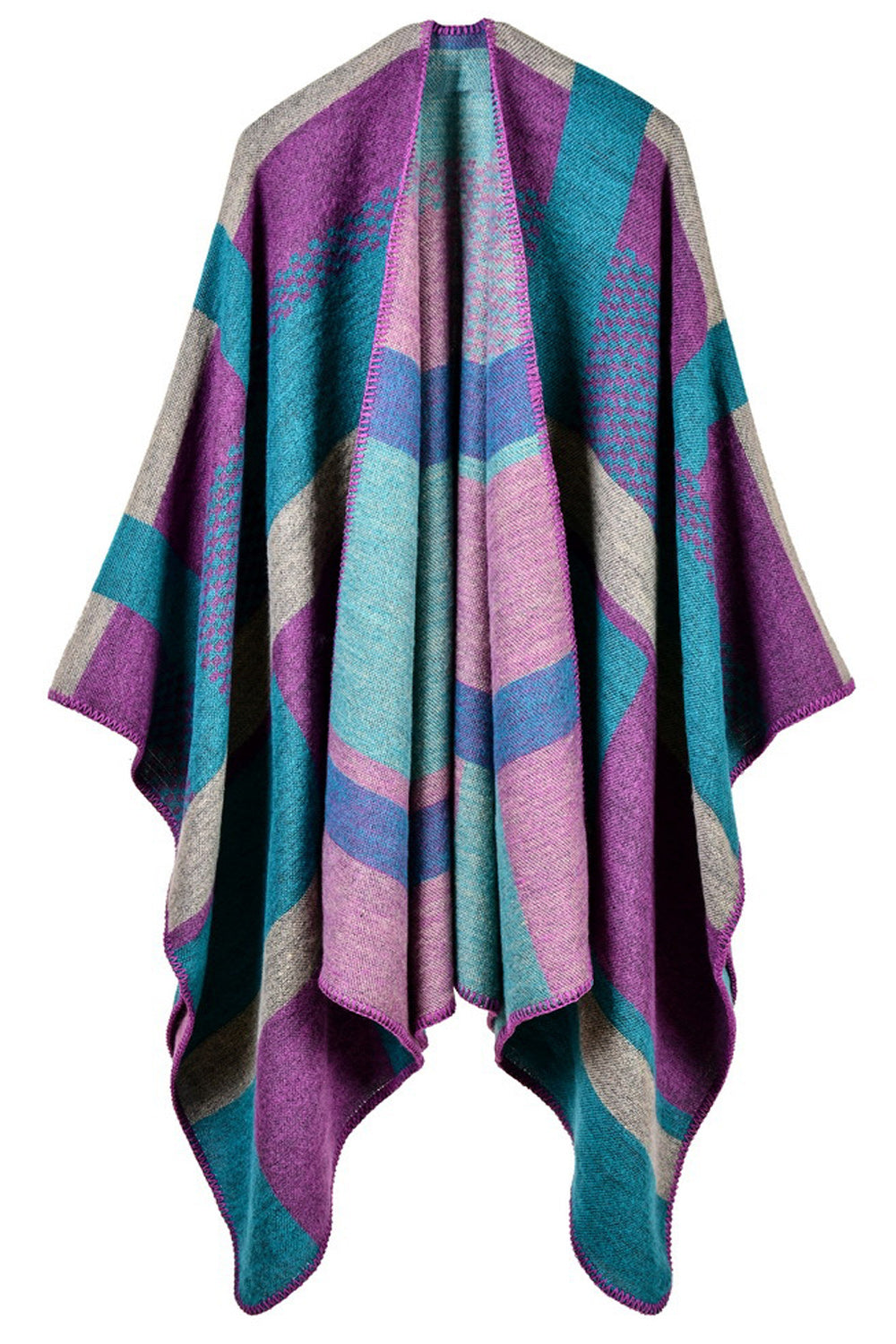 Women Plaid Warm Fashion Cashmere Shawl