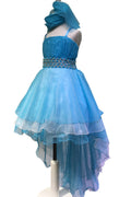 Kids Baby Girls Straps Pleated Beads Wai