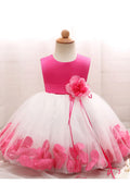Kids Girls Beautiful Little Decorated Flower Dress