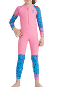 Kids Girls Jellyfish Small Collar Bathing Swimsuit
