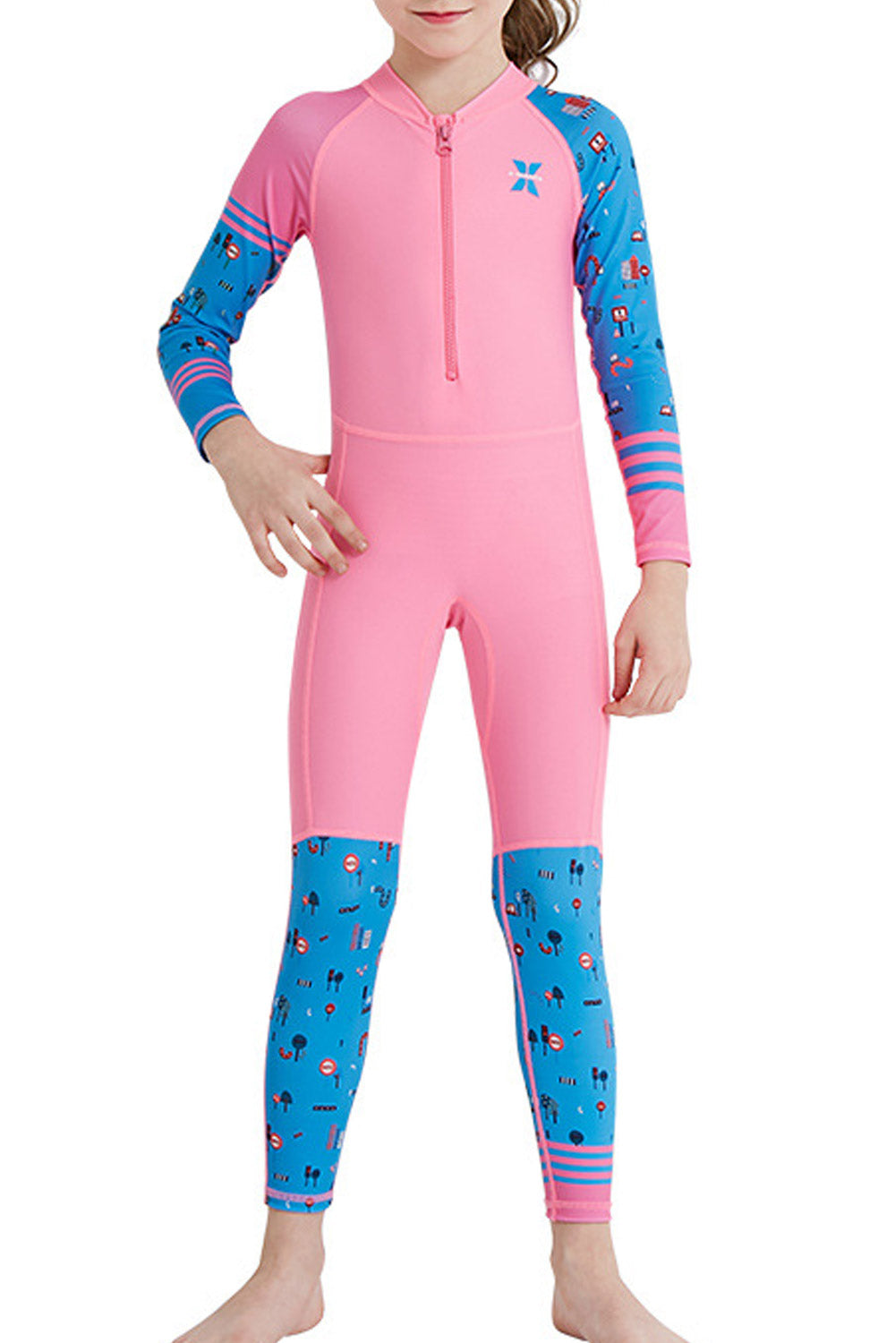 Kids Printed Comfortable One Piece Swimwear