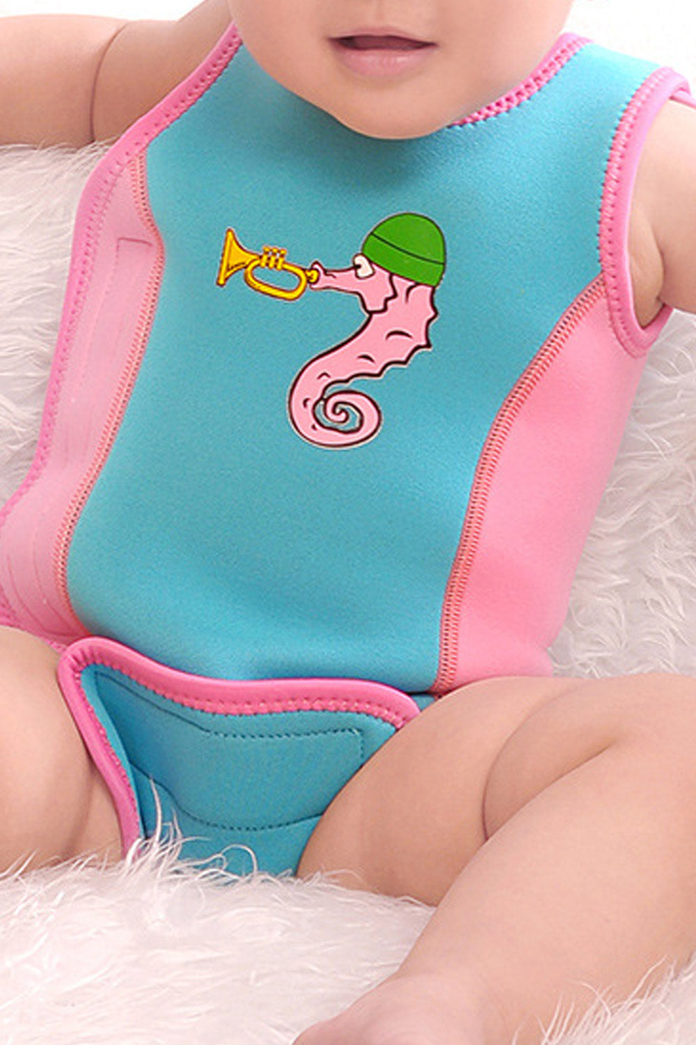 Toddler Baby Vest Style One Piece Swimwear