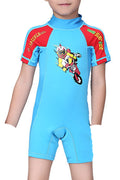 Kids Boys Cartoon Printed Cute One Piece Swimwear