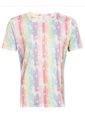 Women Rainbow Color Elegant Casual T-Shirt
