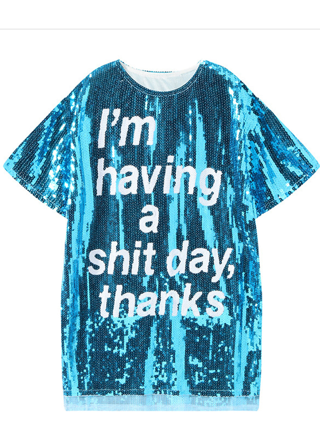 Women Graphic Sequin Decorated T-Shirt