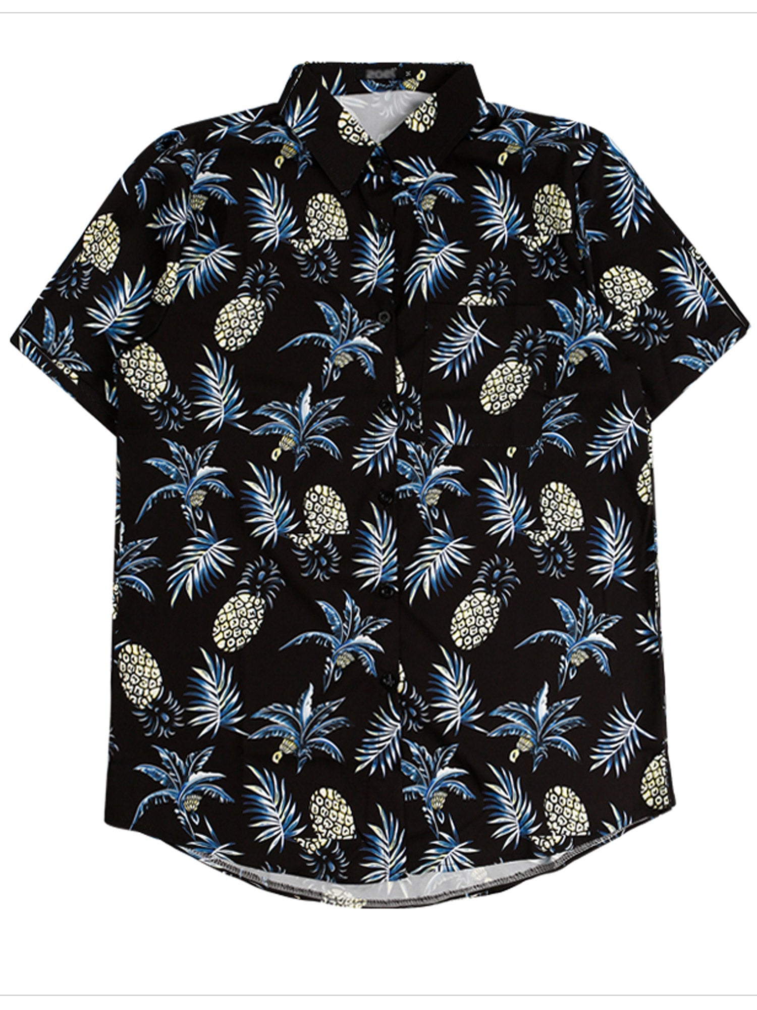 Women Elegant Short Sleeved Printed Shirt