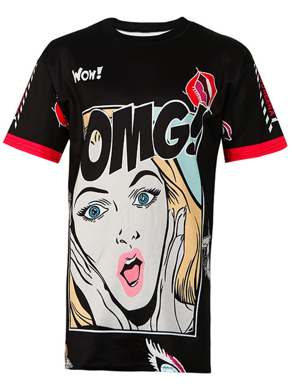 Women Casual Round Neck Loose T-Shirt