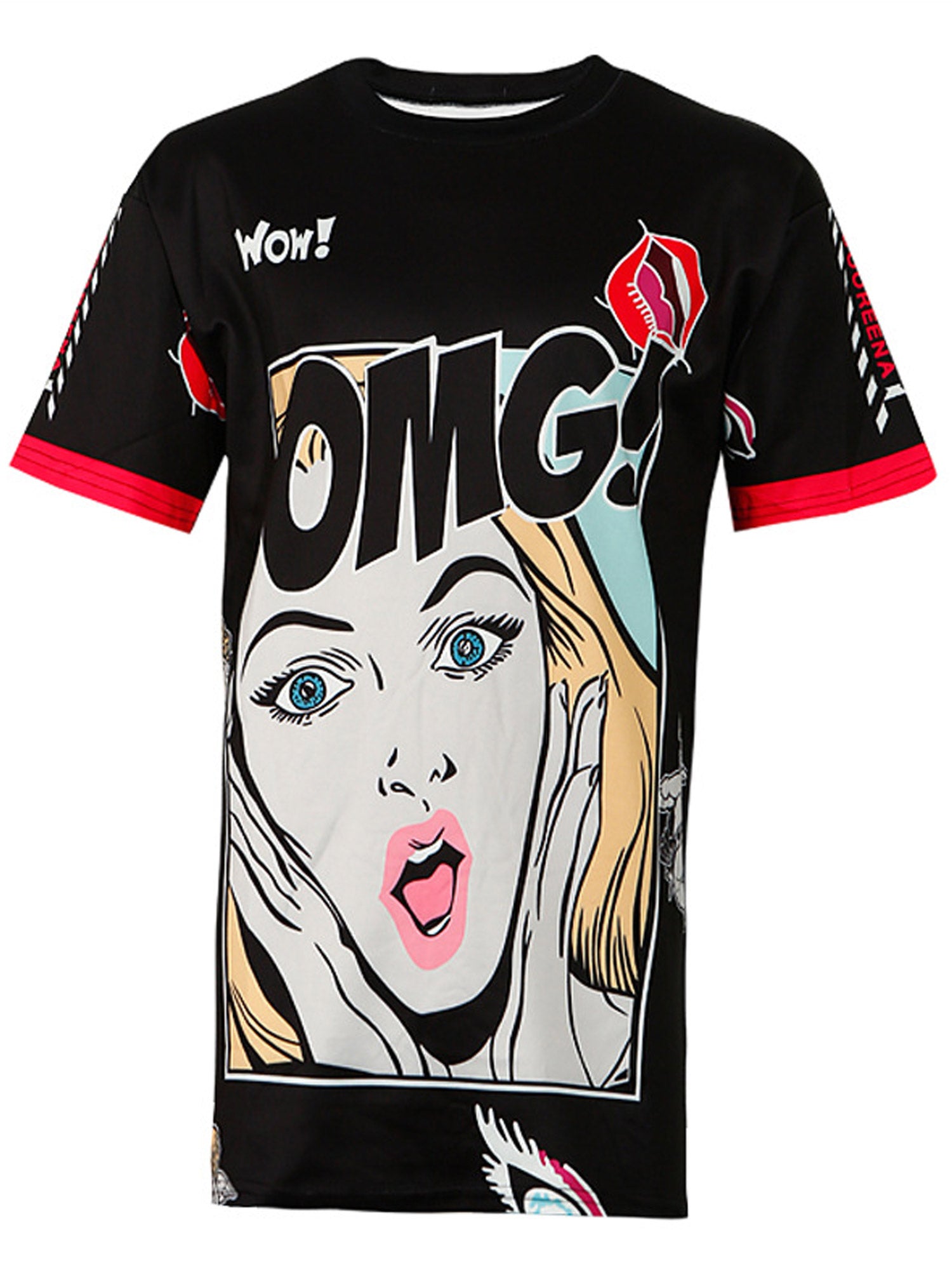 Women Casual Round Neck Loose T-Shirt