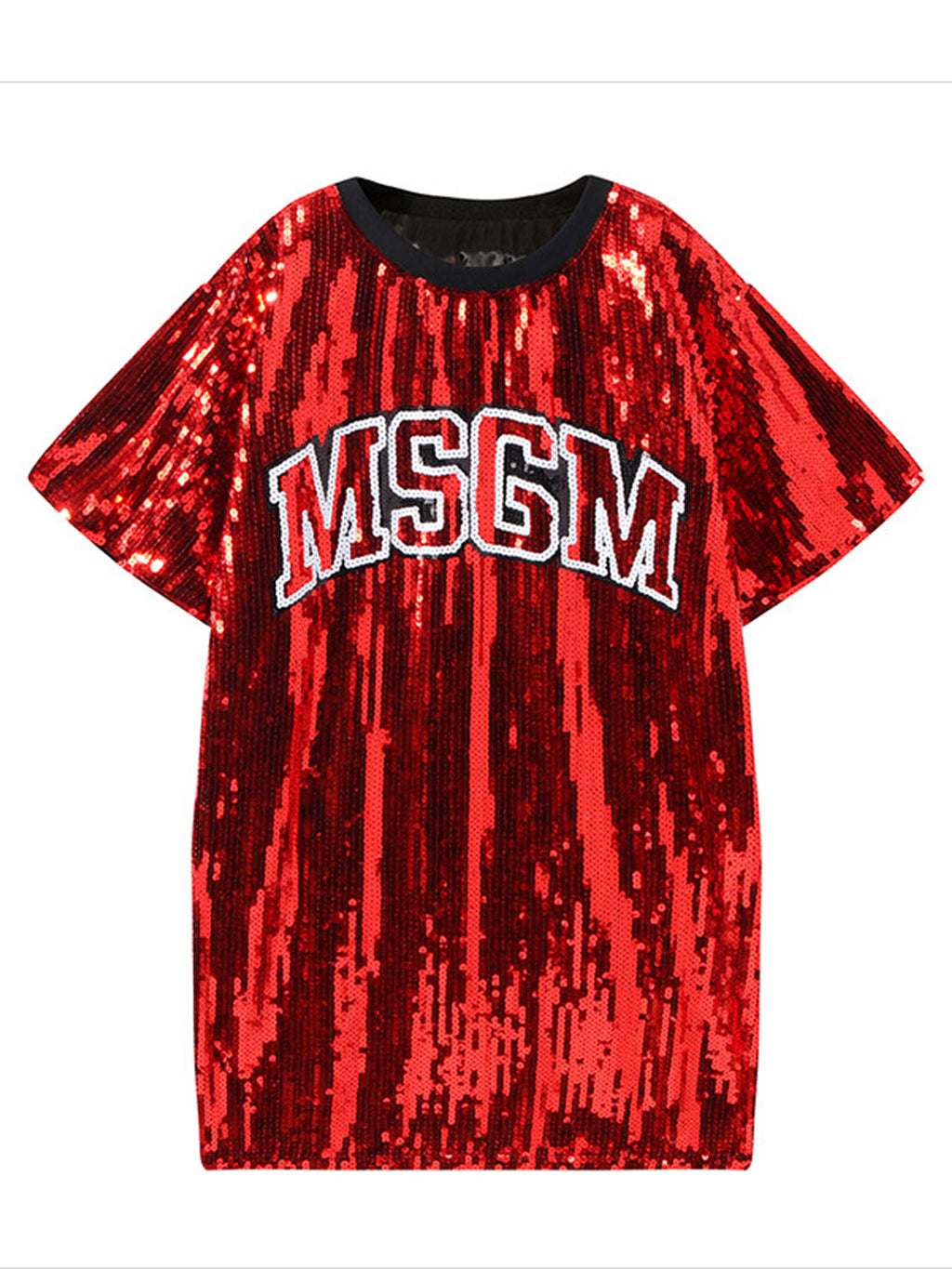 Women Sequin Decorated Fashion T-Shirt