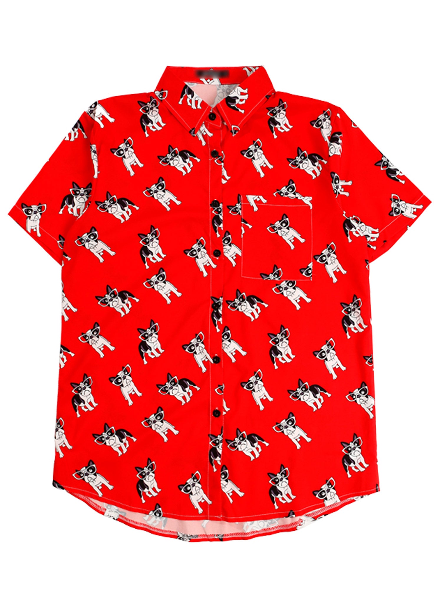 Women Puppy Printed Loose Casual Shirt
