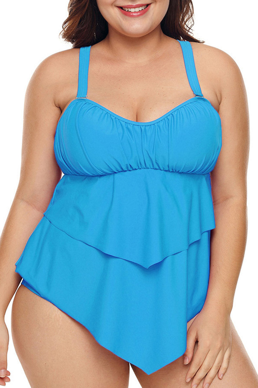 Women Two Piece Adjustable Strap Swim Set