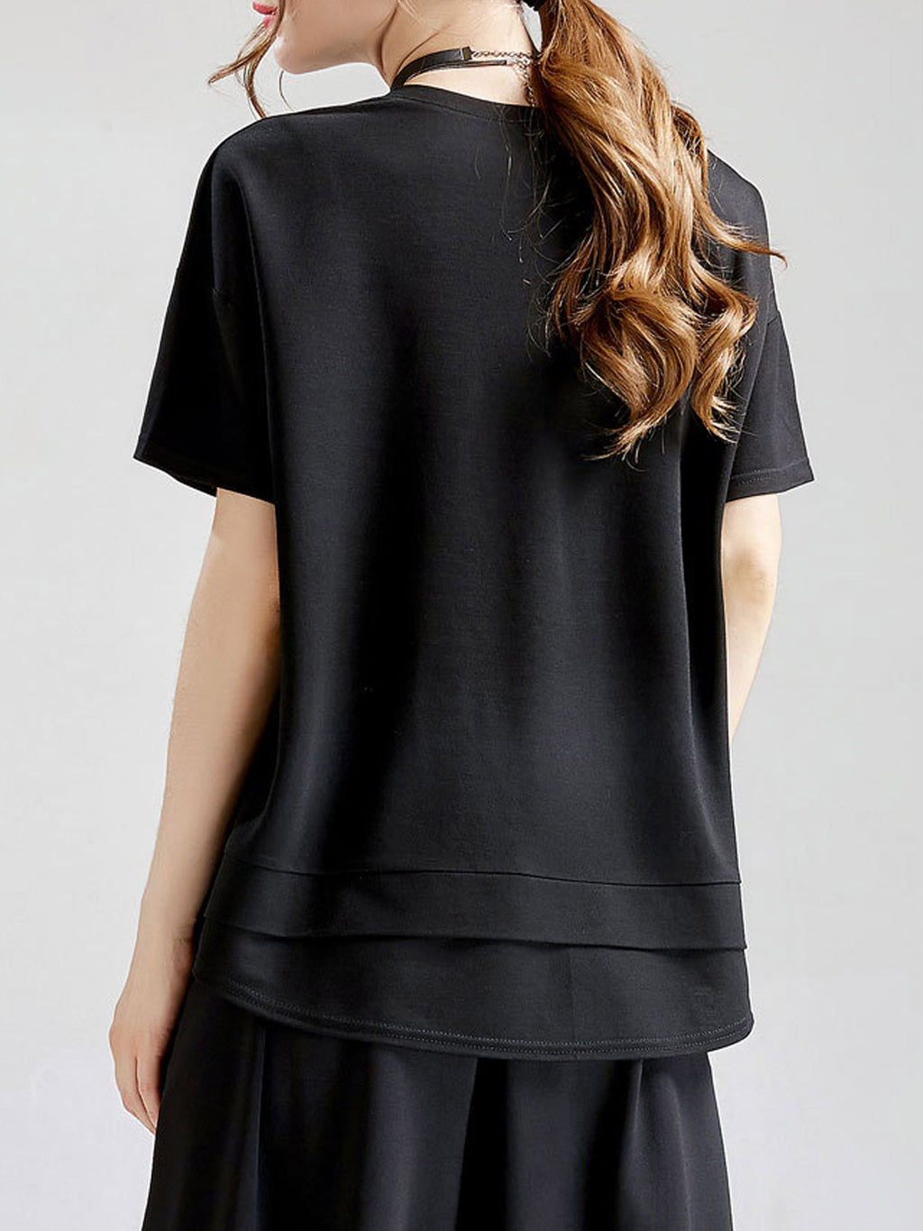 Women High Neck Loose Comfortable Top
