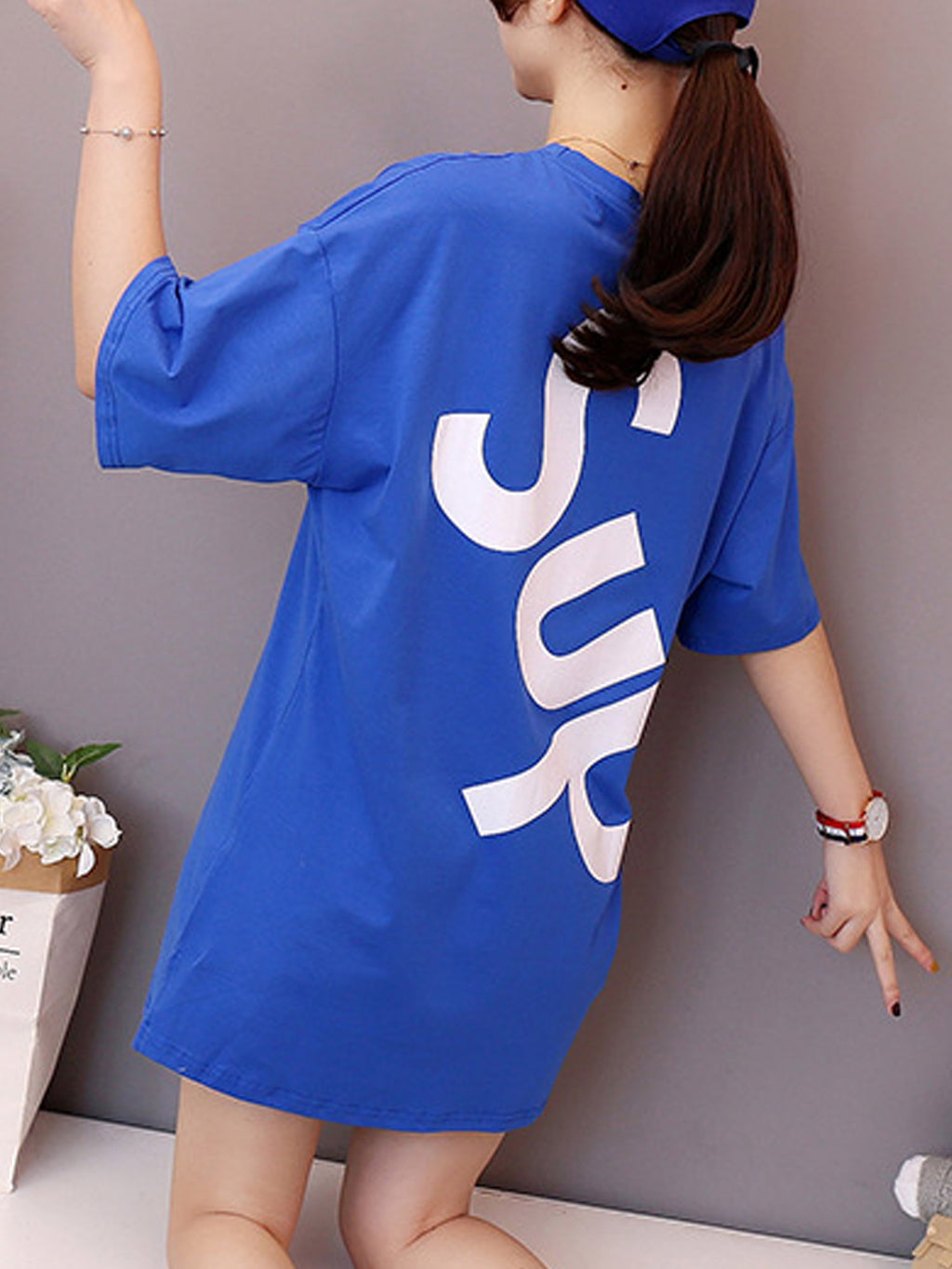 Women Stylish Round Neck Casual T-Shirt