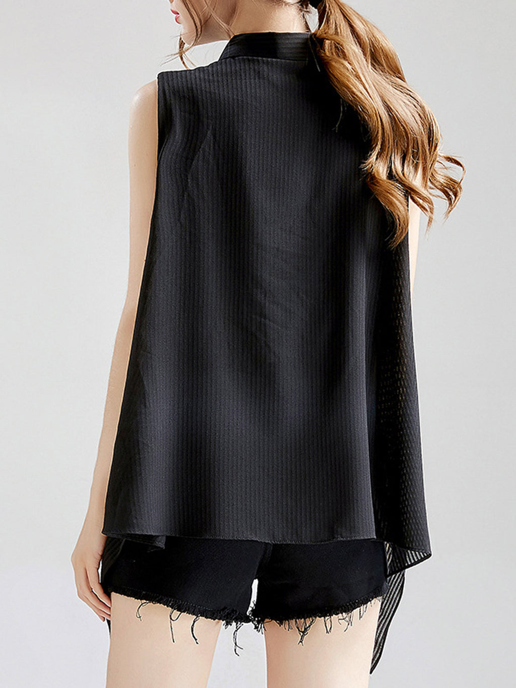 Women Sleeveless Irregular Beautiful Top