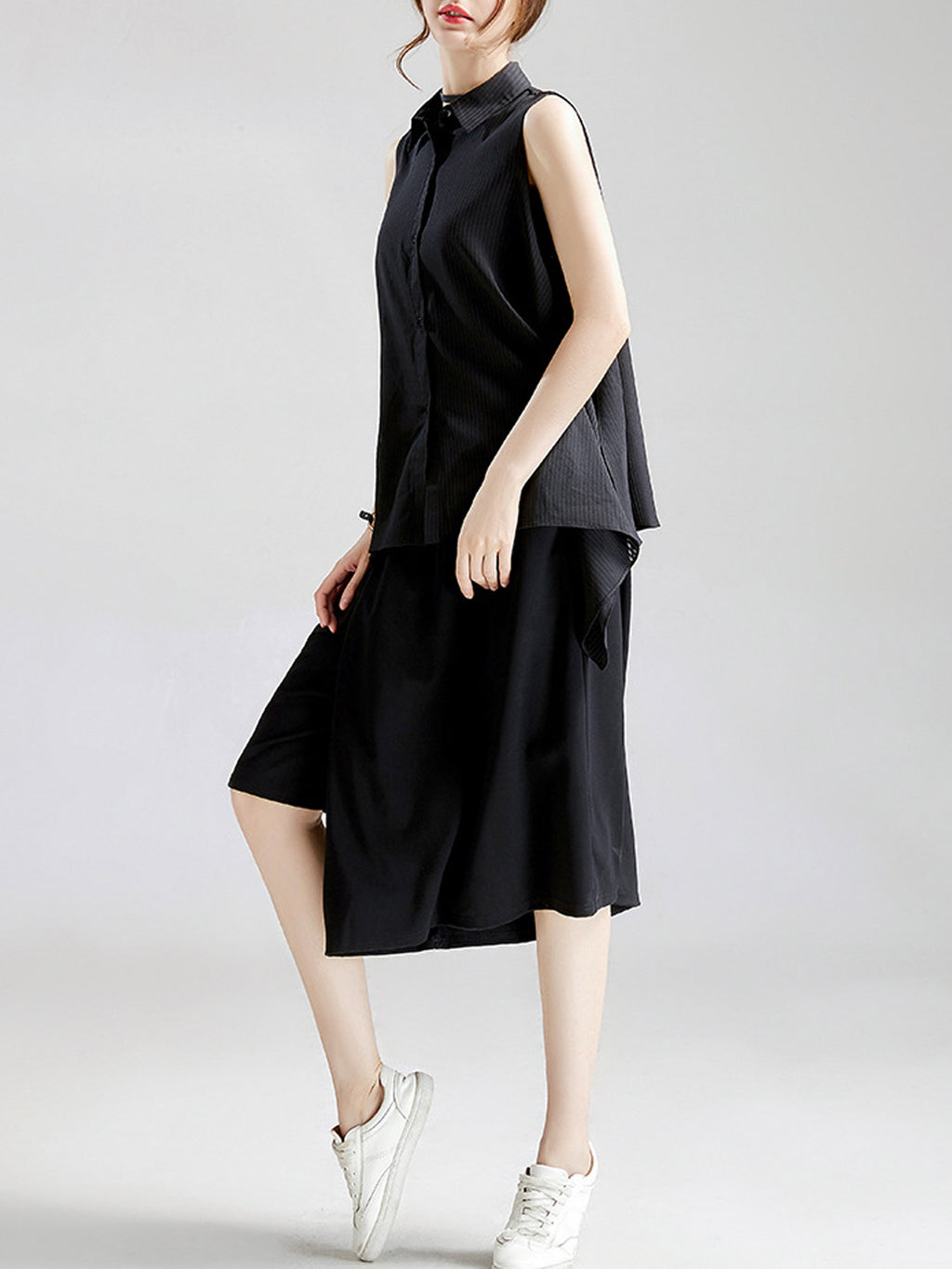 Women Sleeveless Irregular Beautiful Top