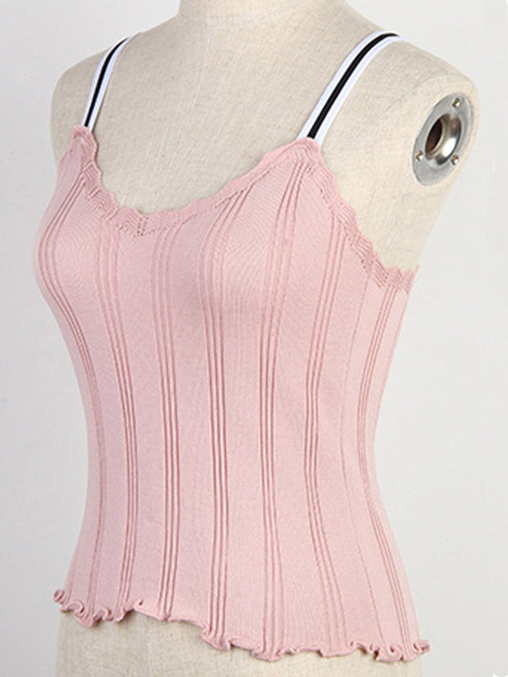 Women Stylish U-Neck Sleeveless Short Top